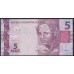 Бразилия 5 реалов 2010 (BRASIL 5 reais 2010) P 253d: UNC