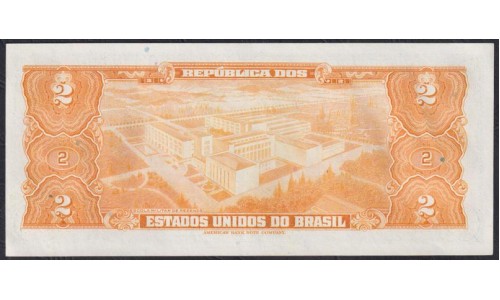 Бразилия 2 крузейро (1944), серия 403а, 099433 (BRASIL 2 cruzeiros (1944) seres 403a) P 133a: UNC