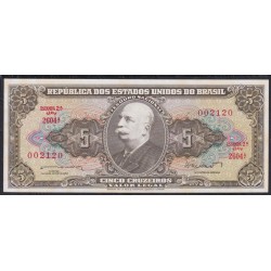 Бразилия 5 крузейро (1962-1964) (BRASIL 5 cruzeiros (1962-1964)) P 176a : UNC