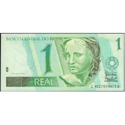 Бразилия 1 реал (1997-2003) (BRASIL 1 real (1997-2003)) P 243Ag : UNC