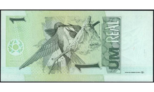 Бразилия 1 реал (1997-2003) (BRASIL 1 real (1997-2003)) P 243Ag : UNC