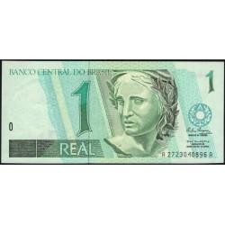 Бразилия 1 реал (1994-1997) (BRASIL 1 real (1994-1997)) P 243a: UNC