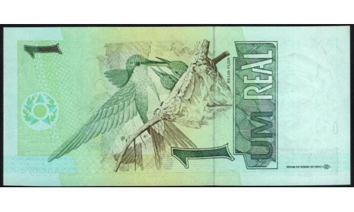 Бразилия 1 реал (1994-1997) (BRASIL 1 real (1994-1997)) P 243a: UNC