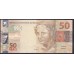 Бразилия 50 реалов 2010 (BRASIL 50 reais 2010) P 256h: UNC