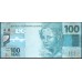 Бразилия 100 реалов 2010, Серия AA (BRASIL 100 reais 2010, AA prefix) P 257a: UNC