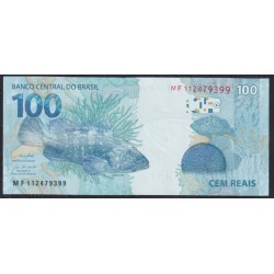 Бразилия 100 реалов 2010 (BRASIL 100 reais 2010) P 257f: UNC