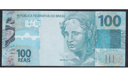 Бразилия 100 реалов 2010 (BRASIL 100 reais 2010) P 257f: UNC