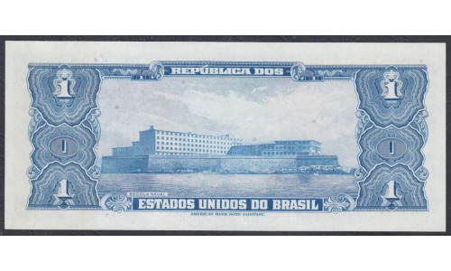 Бразилия 1 крузейро (1954-1958) (BRASIL 1 cruzeiros (1954 -1958)) P 150а : UNC