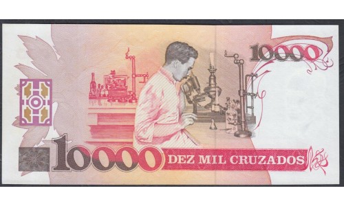 Бразилия 10000 крузадо (1989) (BRASIL 10000 cruzados (1989)) P 215a: UNC