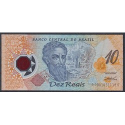 Бразилия 10 реалов (2000) (BRASIL 10 reais (2000)) P 248а : UNC