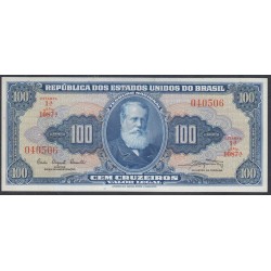 Бразилия 100 крузейро (1961-1964) (BRASIL 100 Cruzeiros (1961-1964)) P 170a: UNC