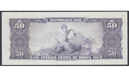Бразилия 50 крузейро (1961) (BRASIL 50 cruzeiros (1961)) P 169a: UNC