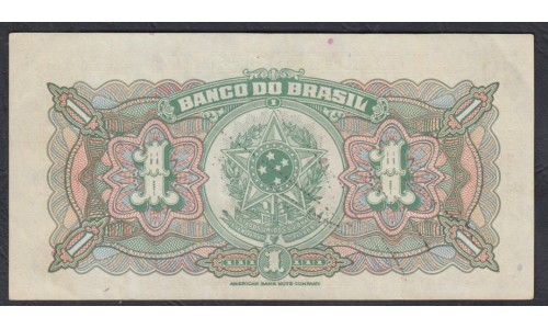 Бразилия 1 мил рейс1923 (1944) (BRASIL 1 mil reis 1923(1944) seres 472) P 132A(2): aUNC/UNC