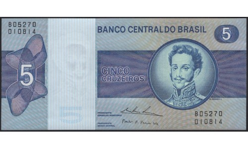 Бразилия 5 крузейро (1970-1979) (BRASIL 5 cruzeiros (1970-1979)) P 192b : UNC