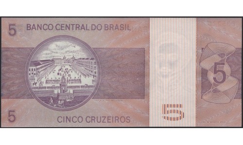 Бразилия 5 крузейро (1970-1979) (BRASIL 5 cruzeiros (1970-1979)) P 192b : UNC