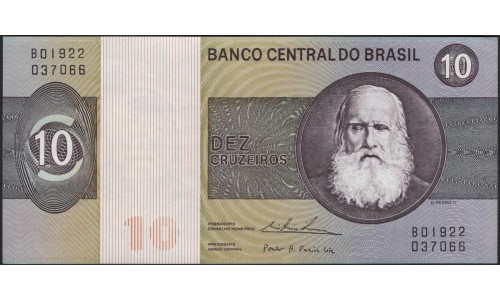 Бразилия 10 крузейро (1970-1980) (BRASIL 10 cruzeiros (1970-1980)) P 193c : UNC