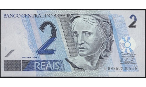 Бразилия 2 реала (2001-2012) (BRASIL 2 reais (2001-2012)) P 249h : UNC