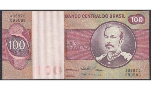 Бразилия 100 крузейро (1974-1981) (BRASIL 100 cruzeiros (1974-1981)) P 195Aa: UNC