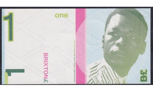 Англия, Лондон район Южный Брикстон 1 фунт 2009 года (GREAT BRITAIN, London, Brixton South area 1 Pound 2009): UNC