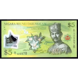Бруней 5 ринггит 2011 г. (BRUNEI 5 Ringgit / Dollars 2011 g.) P36:Unc