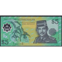 Бруней 5 ринггит 1996 г. (BRUNEI 5 Ringgit / Dollars 1996) P23a: UNC