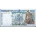 Западные Африканские Штаты Буркина Фасо 5000 франков 2002 (Western African States (Burkina Faso) 5000 francs 2002) P313Cl: UNC