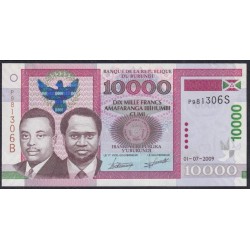 Бурунди 10000 франков 2009 год (Burundi 10000 francs 2009) P 49a: UNC