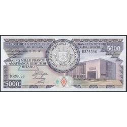 Бурунди 5000 франков 1994 год (Burundi 5000 francs 1994g.) P32d:Unc