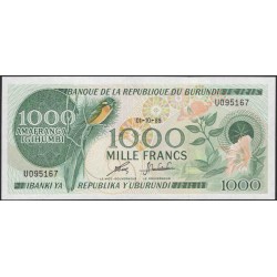 Бурунди 1000 франков 1989 (Burundi 1000 francs 1989) P31d : Unc