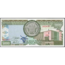 Бурунди 5000 франков 1999 (Burundi 5000 francs 1999) P 42a : Unc