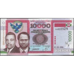Бурунди 10000 франков 2006 (Burundi 10000 francs 2006) P 43b : Unc