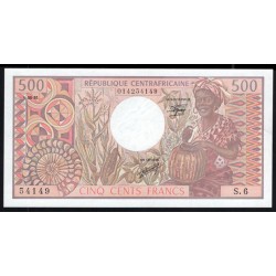 Центральная Африканская Республика 500 франков 1-06-1981 (Central African Republic 500 francs 1-06-1981) P 9(3): UNC 