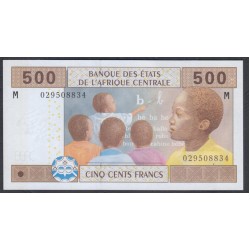 Центральная Африканская Республика 500 франков 2002 года  (Central African Republic 500 francs 2002) P 306Ma: UNC