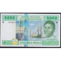 Центральная Африканская Республика 5000 франков 2002 года  (Central African Republic 5000 francs 2002) P 309Ma: UNC