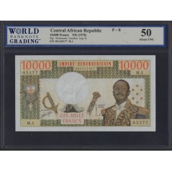 Центральная Африканская Республика 10000 франков (1978) (Central African Republic 10000 francs (1978)) P 8 : UNC