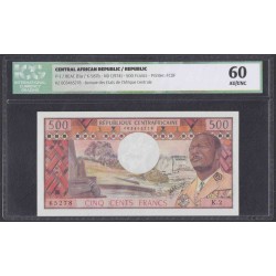 Центральная Африканская Республика 500 франков 1974 года (Central African Republic 500 francs 1974) P1: aUNC/Unc 60