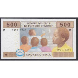 Центральная Африканская Республика 500 франков 2002 года  (Central African Republic 500 francs 2002) P 307Ma: UNC