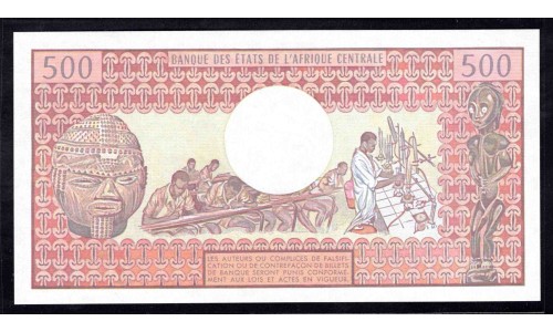 Чад 500 франков 1984 г. (CHAD 500 francs 1984) P 6: UNC 