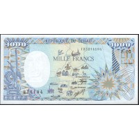 Чад 1000 франков 1989 (CHAD 1000 francs 1989) P 10Aa : UNC