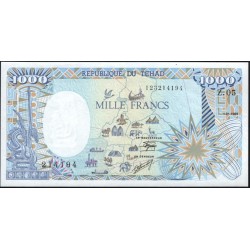 Чад 1000 франков 1989 (CHAD 1000 francs 1989) P 10Aa : UNC