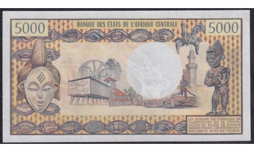 Чад 5000 франков 1978 года, 17648 (CHAD 5000 francs 1978) P 5b: XF