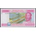 Чад 2000 франков 2002 года (CHAD 2000 francs 2002, CENTRAL AFRICAN STATES - Chad) P 608Ca: UNC 