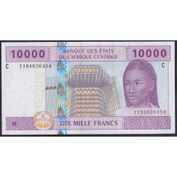 Чад 10000 франков 2002 года (CHAD 10000 francs 2002, CENTRAL AFRICAN STATES - Chad) P 610Cc: UNC 