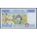 Чад 1000 франков 2002 года (CHAD 1000 francs 2002, CENTRAL AFRICAN STATES - Chad) P 607Ca: UNC 