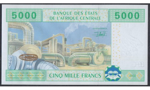 Чад 5000 франков 2002 года (CHAD 5000 francs 2002, CENTRAL AFRICAN STATES - Chad) P 609Ca: UNC 