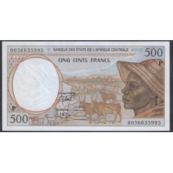 Чад 500 франков 2000 года (CHAD 500 francs 2000, CENTRAL AFRICAN STATES - Chad) P 601Pg: UNC 