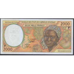 Чад 2000 франков 2000 года (CHAD 2000 francs 2000, CENTRAL AFRICAN STATES - Chad) P 603Pg: UNC 