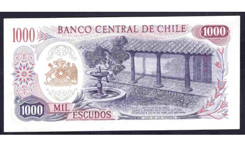 Чили 1000 эскудо (1967-1975) (CHILE 1000 Escudos (1967-1975)) P 146(1) : UNC