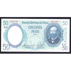 Чили 50 песо 1981 (CHILE 50 Pesos 1981) P 151b(2): UNC