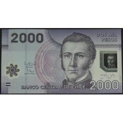 Чили 2000 песо 2012 (CHILE 2000 Pesos 2012) P 162b : UNC